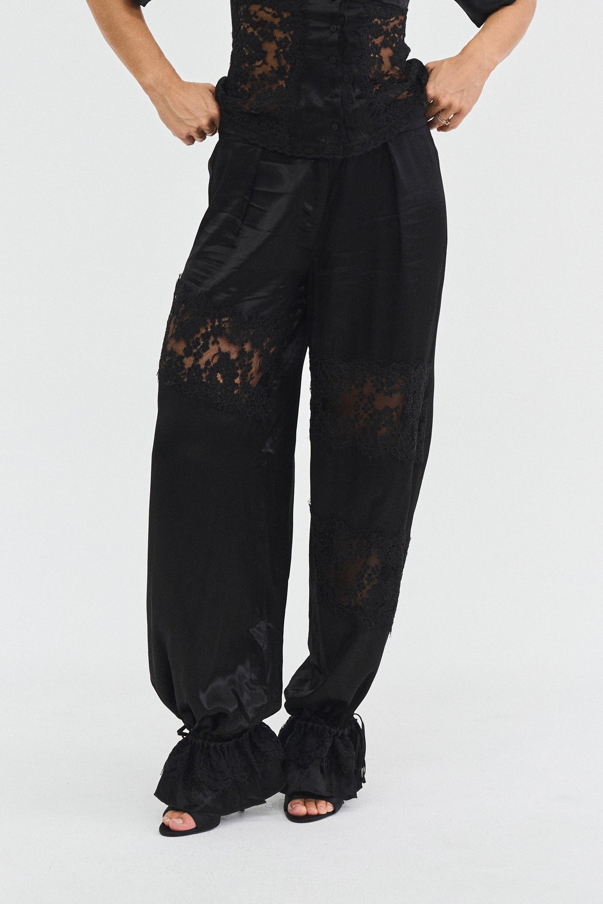 THE MIXO SATIN TROUSERS