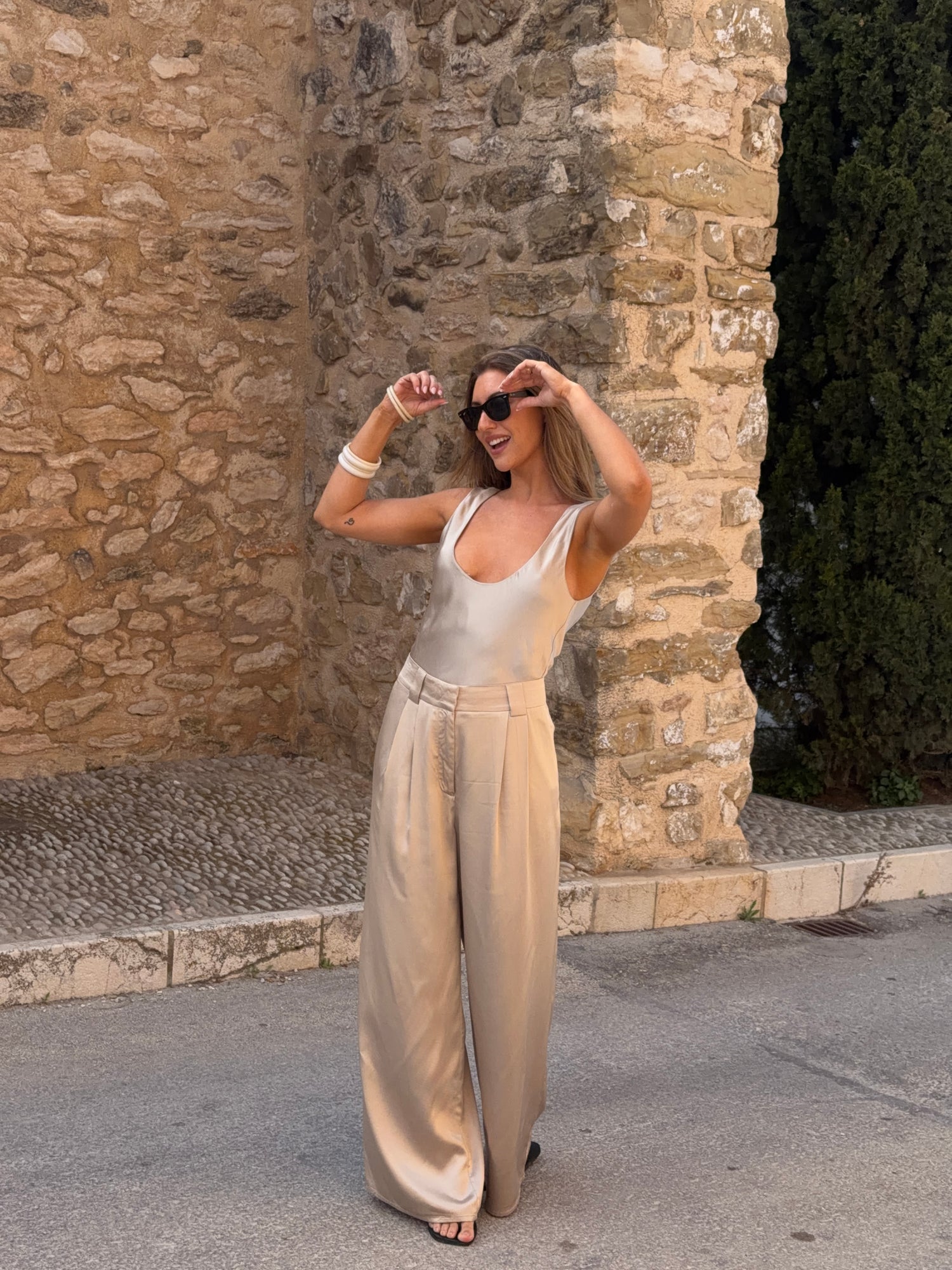 Carla Satin Trousers