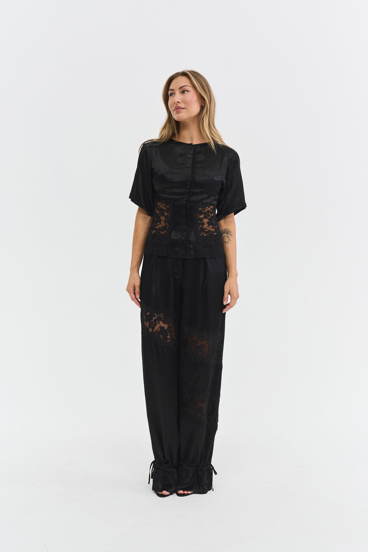 THE MIXO SATIN TROUSERS