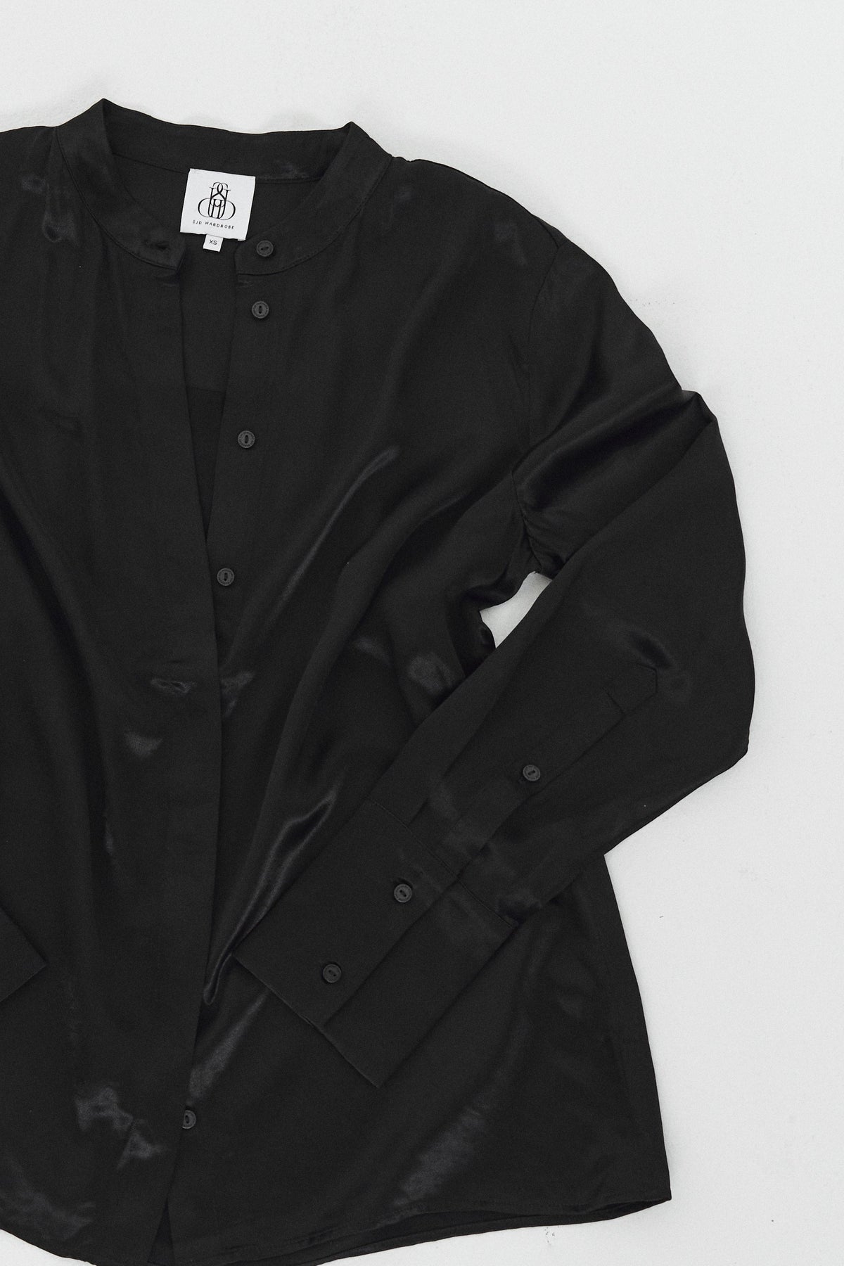 THE CORE SATIN TOP