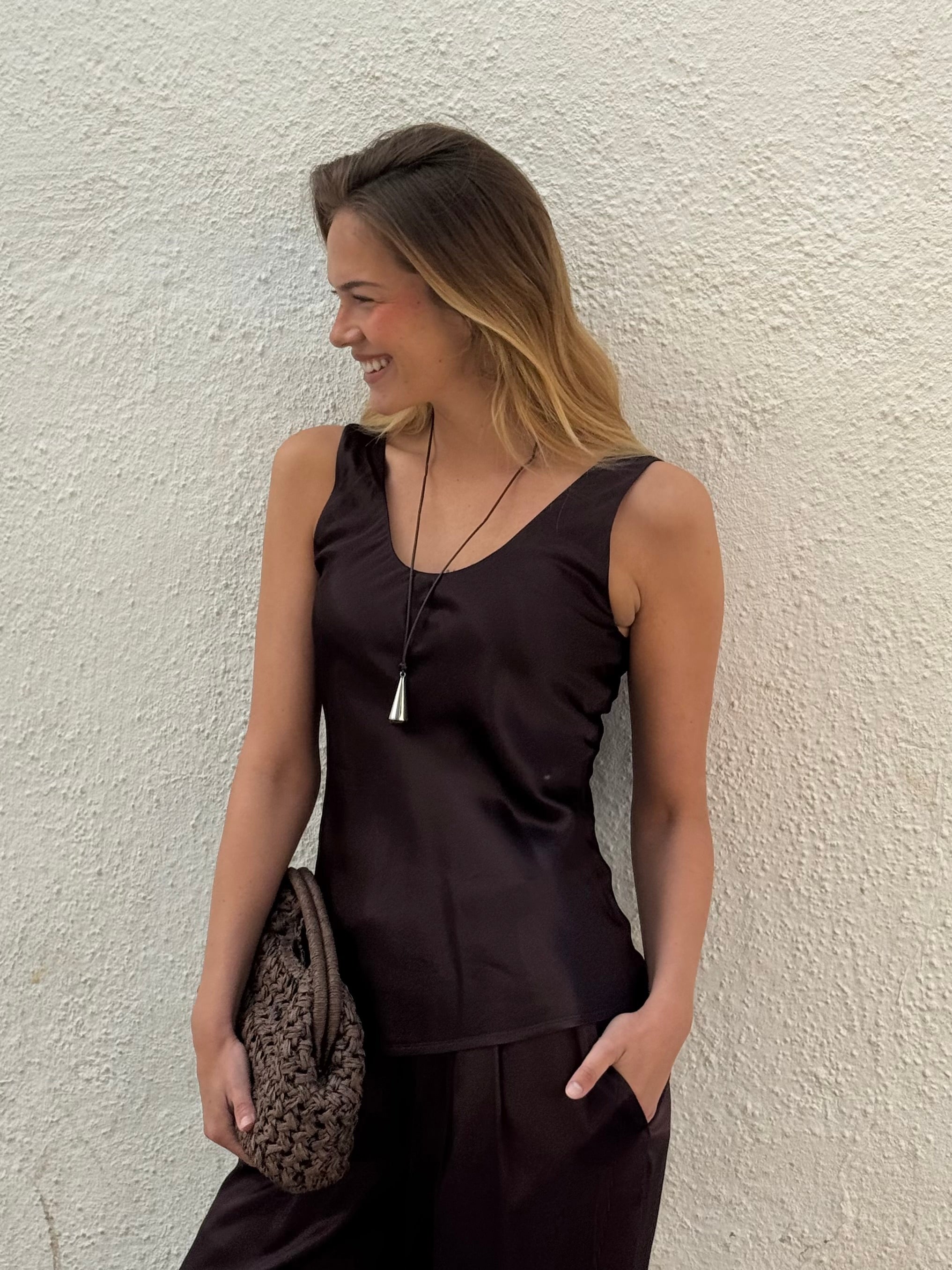 Carla Satin Top – SJD WARDROBE