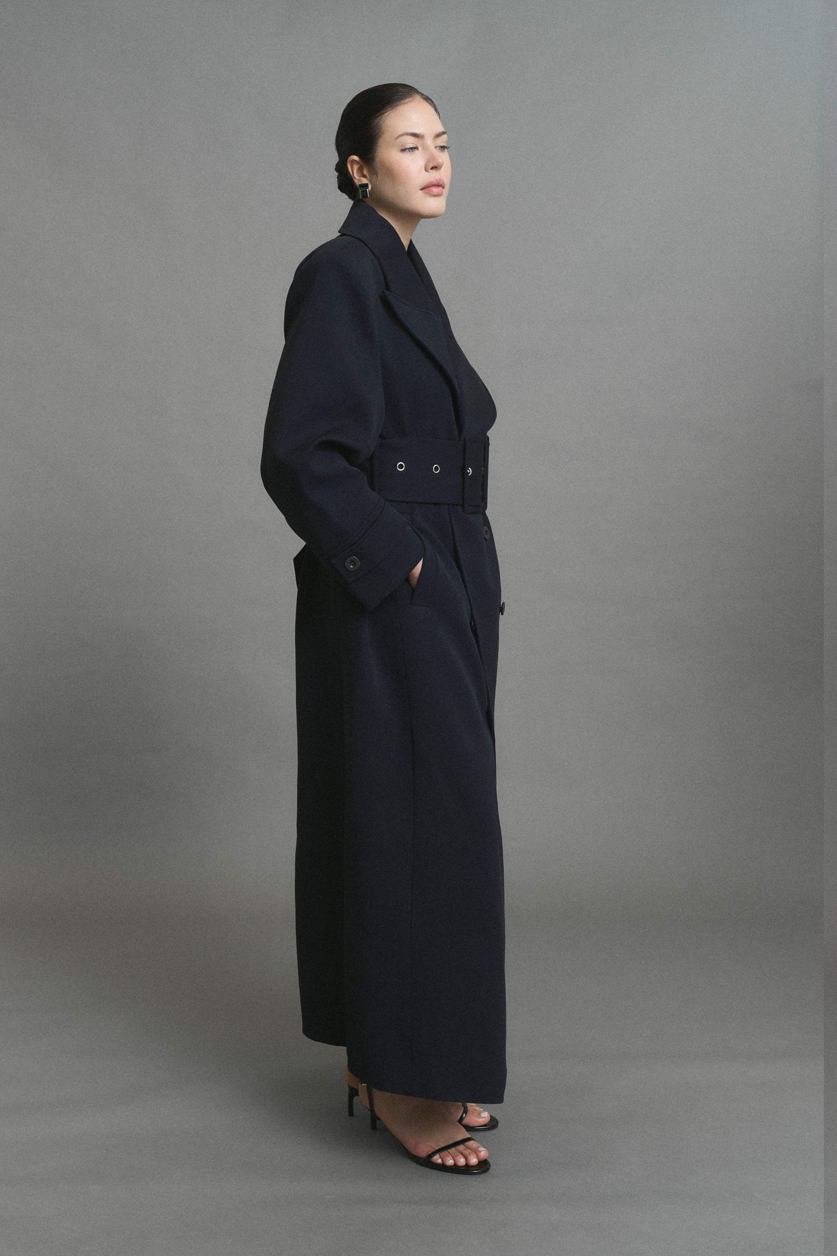 Naomi Coat | Oversized Wool Coat in 100% Wool | SJD Wardrobe – SJD
