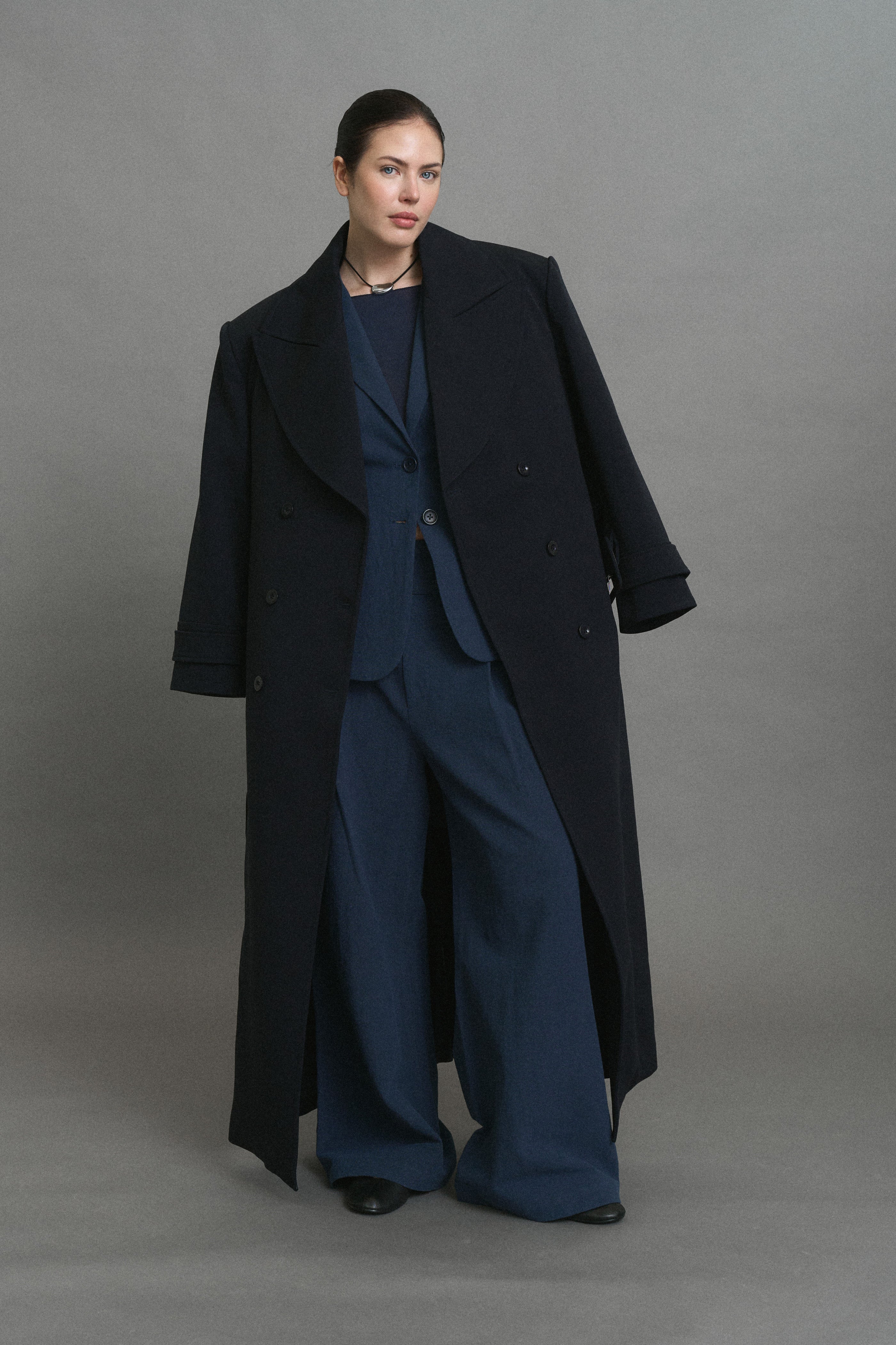 Naomi Coat | Oversized Wool Coat in 100% Wool | SJD Wardrobe – SJD