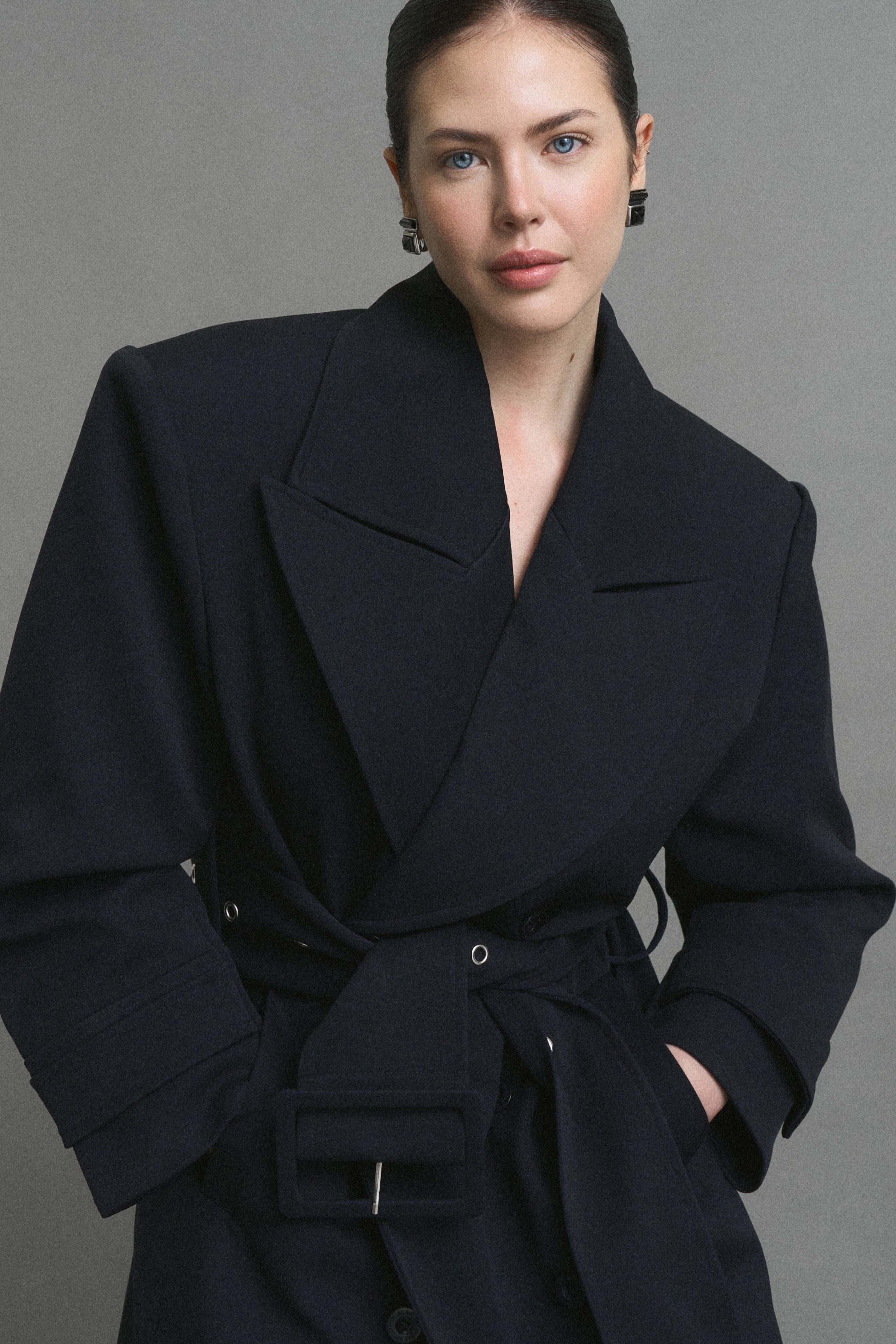 Naomi Coat | Oversized Wool Coat in 100% Wool | SJD Wardrobe – SJD