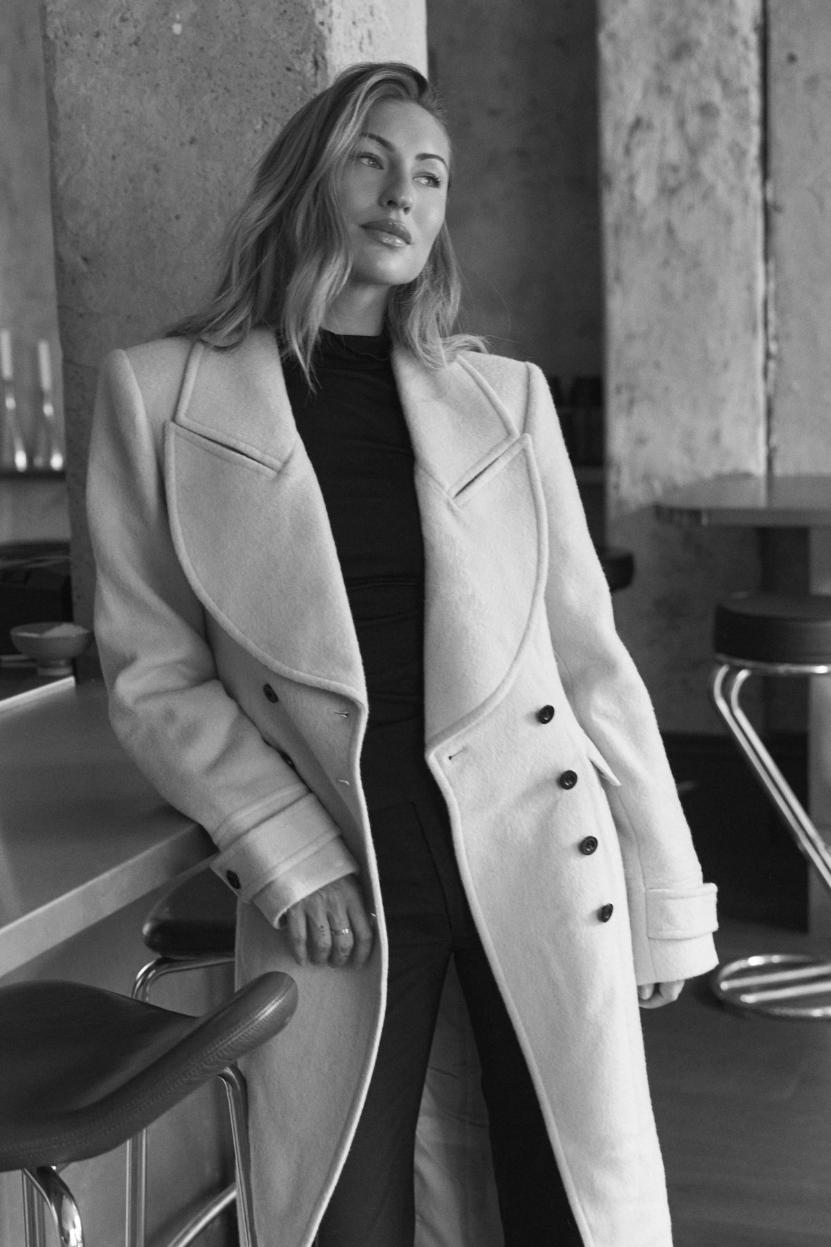 THE WARDROBE COAT CLAY
